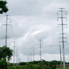 50FT 2 Sections 69KV Electrical Power Transmission Pole With Galvanization / Bitumen