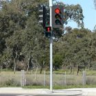 Güneş Paneli Kırmızı Yeşil Otomatik Trafik Lambası Direği Q345 Yaya geçidi için