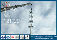 Yayın Endüstrisi için H25m Yüksekliği Q345 Telekomünikasyon Direk Kuleleri