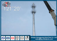 Yayın Endüstrisi için H25m Yüksekliği Q345 Telekomünikasyon Direk Kuleleri