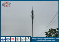 H30m RAL Boyalı Çelik Konik Telekomünikasyon Kuleleri Hava Direnci