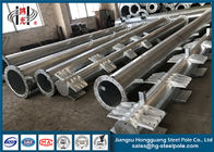 İletim Hattı Çelik Boru Direk için Sıcak Rulo Çelik Q235 Galvanizli Çelik Kutup