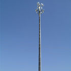 Platformlarla Yayın İçin 30m Yükseklik Telekomünikasyon Kuleleri Flanş Bağlantısı
