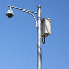 Monitör Sistemi Çokgen CCTV Kamera Kutbu 2m - 30mm Kalınlık