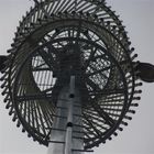 30m Gizli Çam Ağacı Telekomünikasyon Kuleleri Poligonal Galvanizli