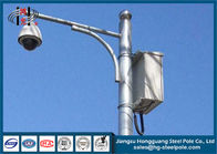 Yol Sokak Cctv Kamera Direği, Trafik Işık Çelik Sıcak Daldırma Galvaniz Kutup