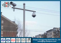 Yol Sokak Cctv Kamera Direği, Trafik Işık Çelik Sıcak Daldırma Galvaniz Kutup