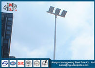 LED Aydınlatma ile ISO 9001 Poligon Q235 Led Yüksek Direk Kutuplu, Uzun Ömürlü
