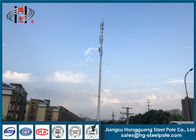 ISO Sıcak Daldırma Galvanizli Telekomünikasyon Kuleleri 2.3-18mm Et Kalınlığı