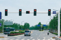 Geçiş Yolu İçin Konik Sıcak Daldırma Galvanizli Trafik İzleme Sinyali Direği